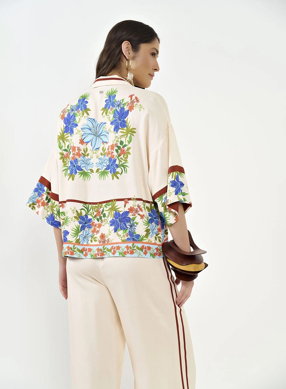 Camisa Loose Estampada Estampados