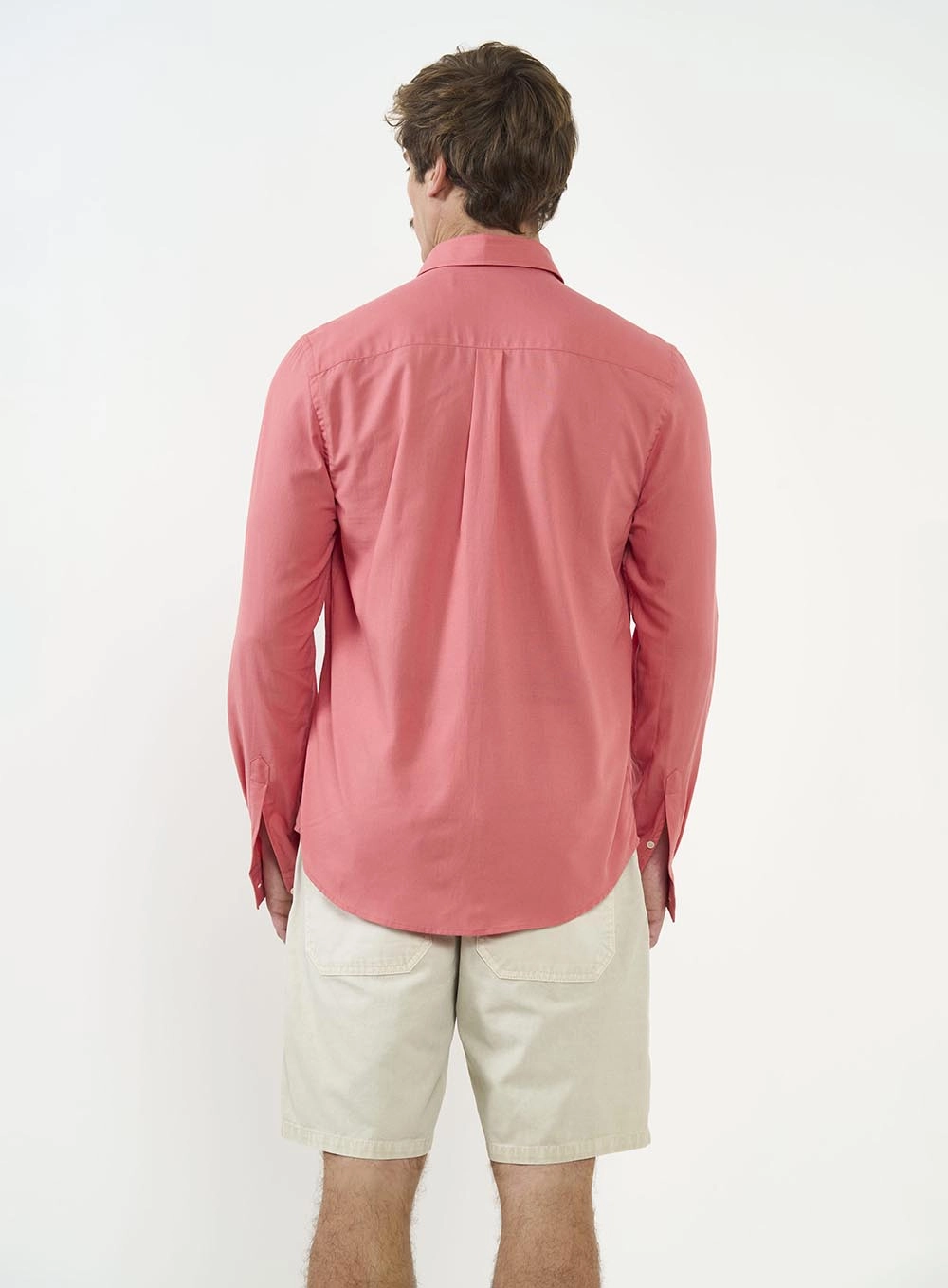Camisa Relax Manga Longa Rosa