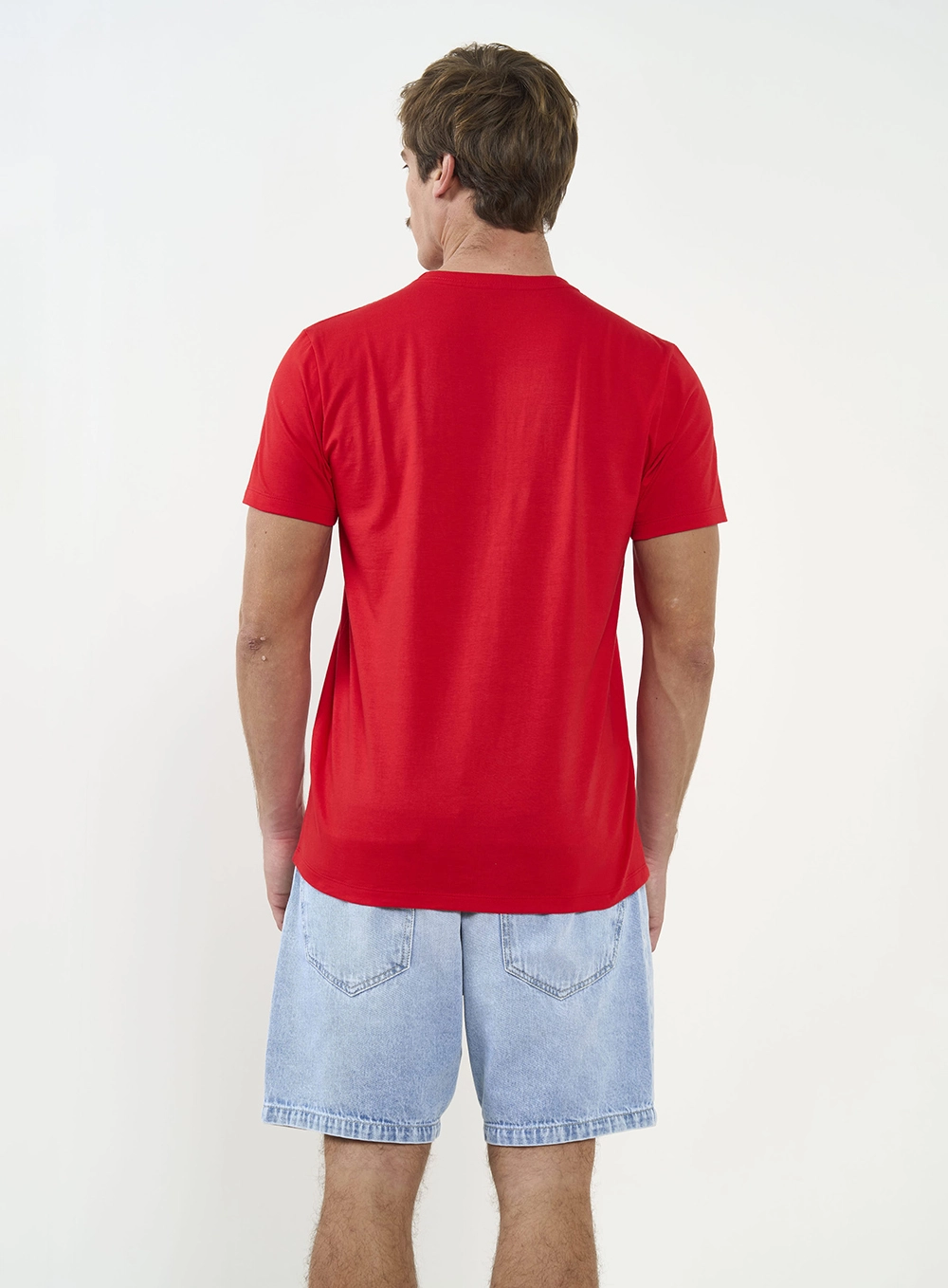 Camiseta Com Logo Frontal Vermelho