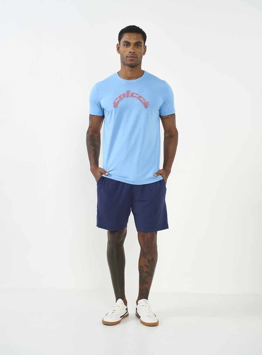 Camiseta Slim Com Estampa