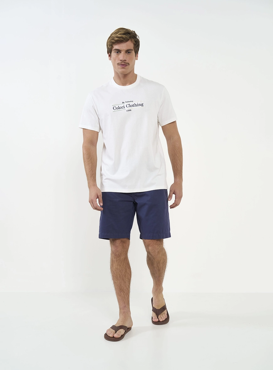 Camiseta Masculina Com Estampa Frontal