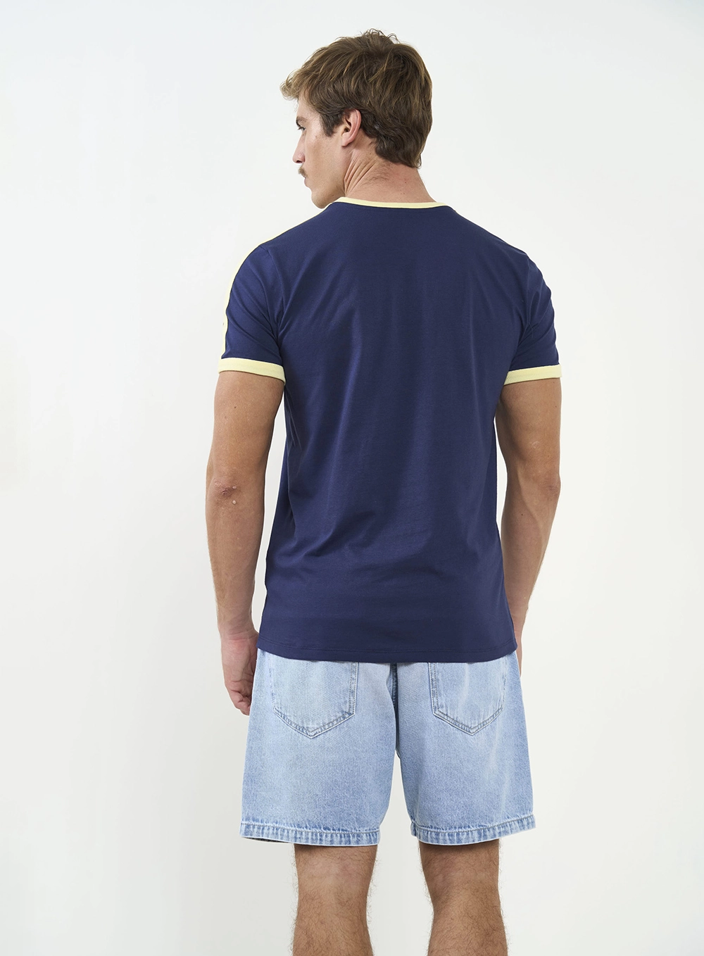 Camiseta Masculina Colcci Brasil Azul