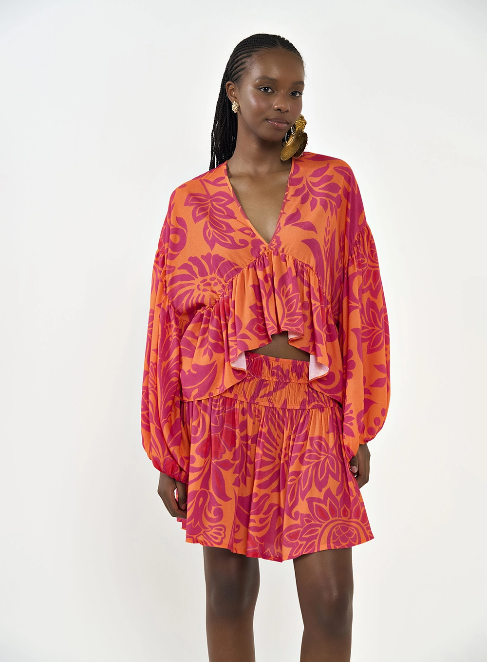 Blusa Over Estampada Estampados