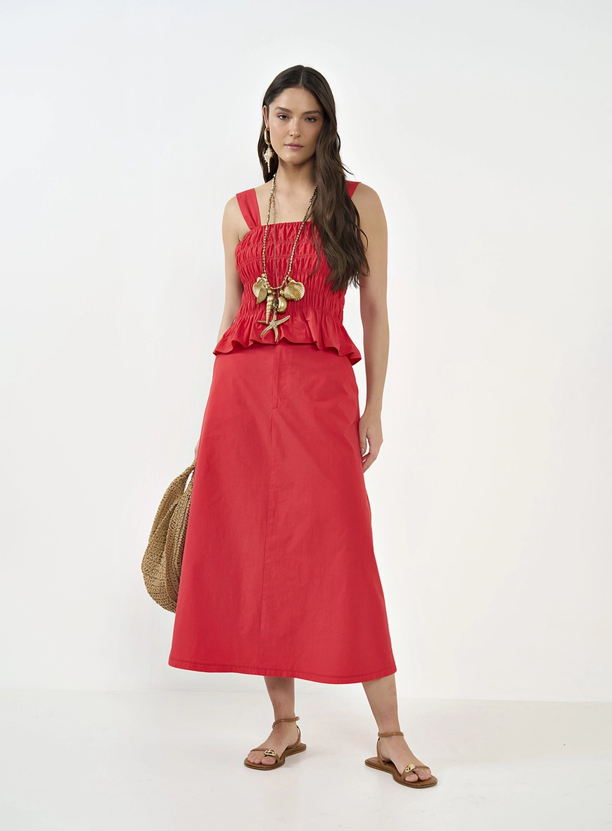 Blusa Slim Em Lastex