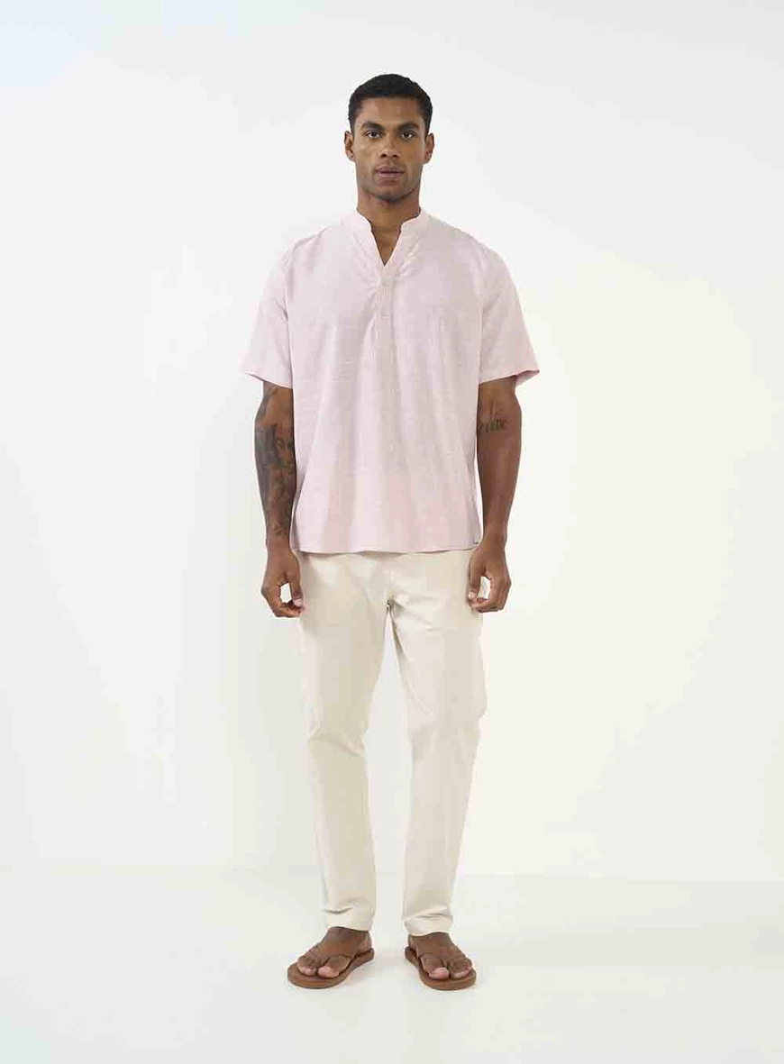Bata Masculina Rosa