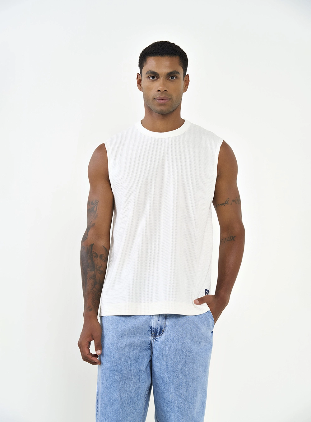 Regata Masculina Reta Off Shell