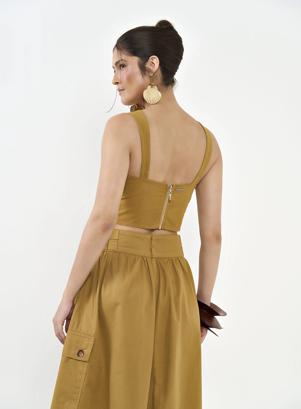 Top Slim Sarja Marrom Ebbela