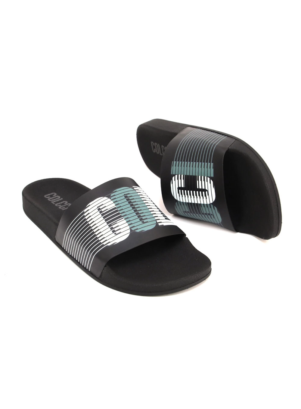Slide Bianca Masculino Colcci Lovers Preto