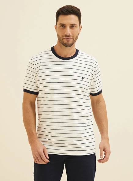 Camiseta New Slim Com Listras