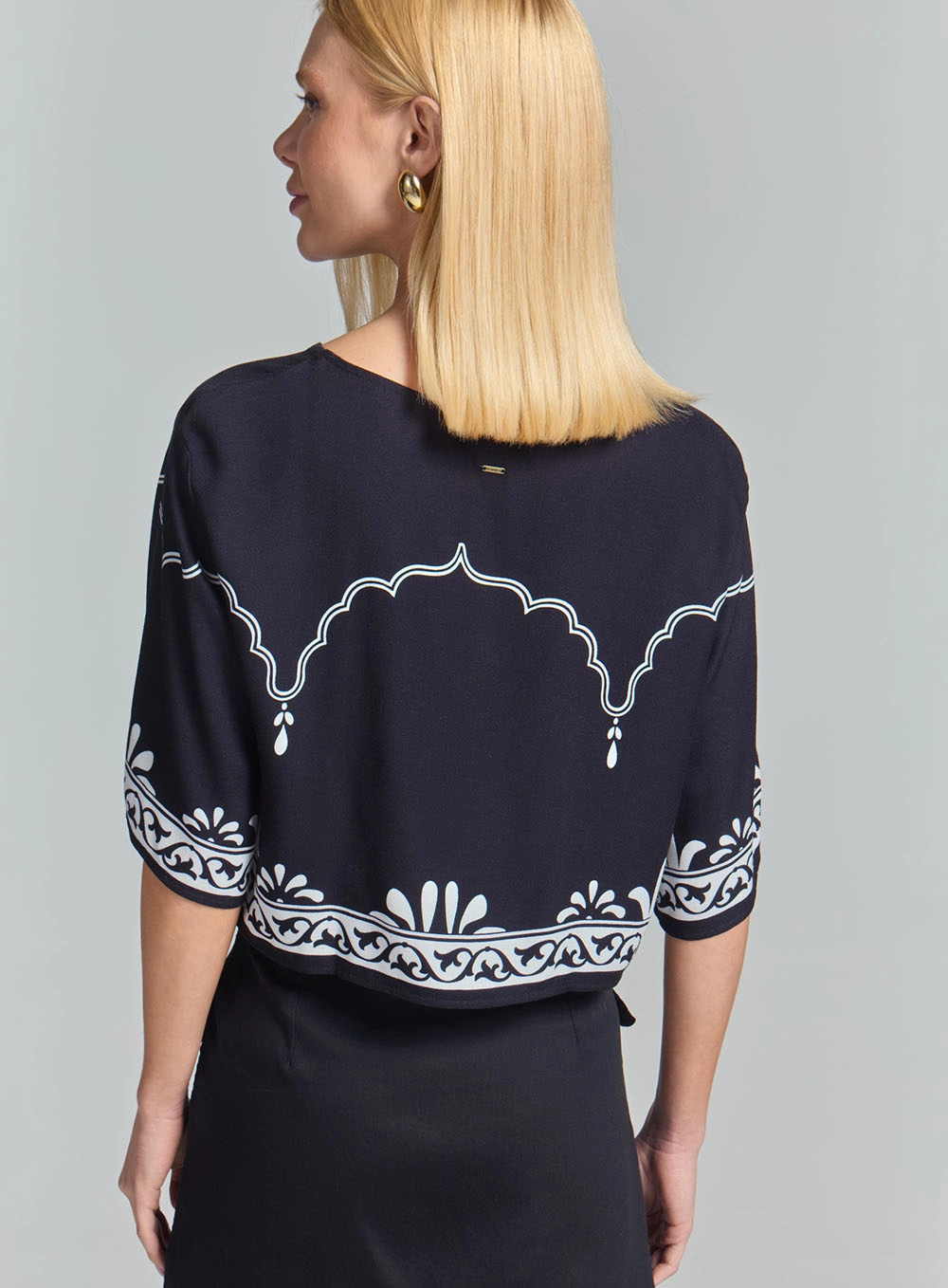 Camiseta Square Estampada Preto 4