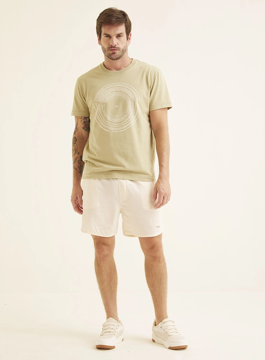Camiseta Masculina Básica New Verde 5