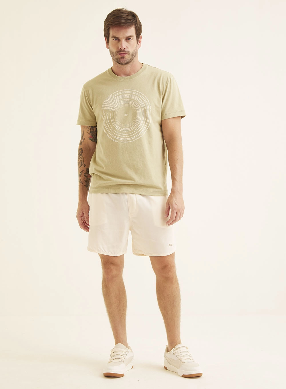 Camiseta Masculina Básica New Verde 5