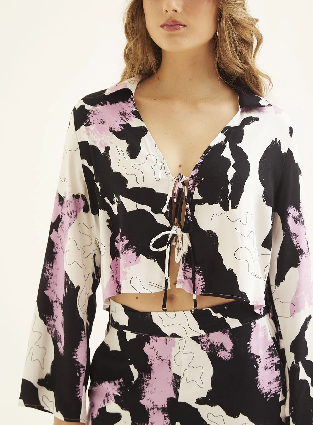 Camisa Feminina Alfaiataria Estampada Estampados 3