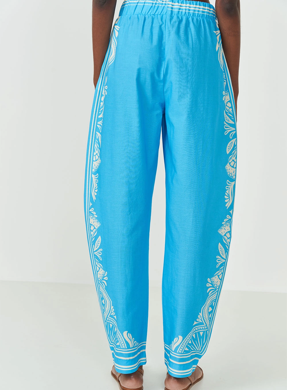 Calça Jade Estampada Cós Regulável Estampados