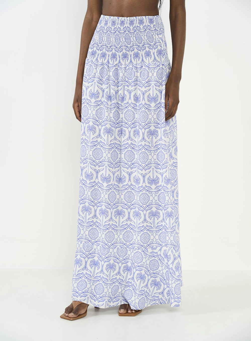 Saia Longa Jade Estampada Estampados