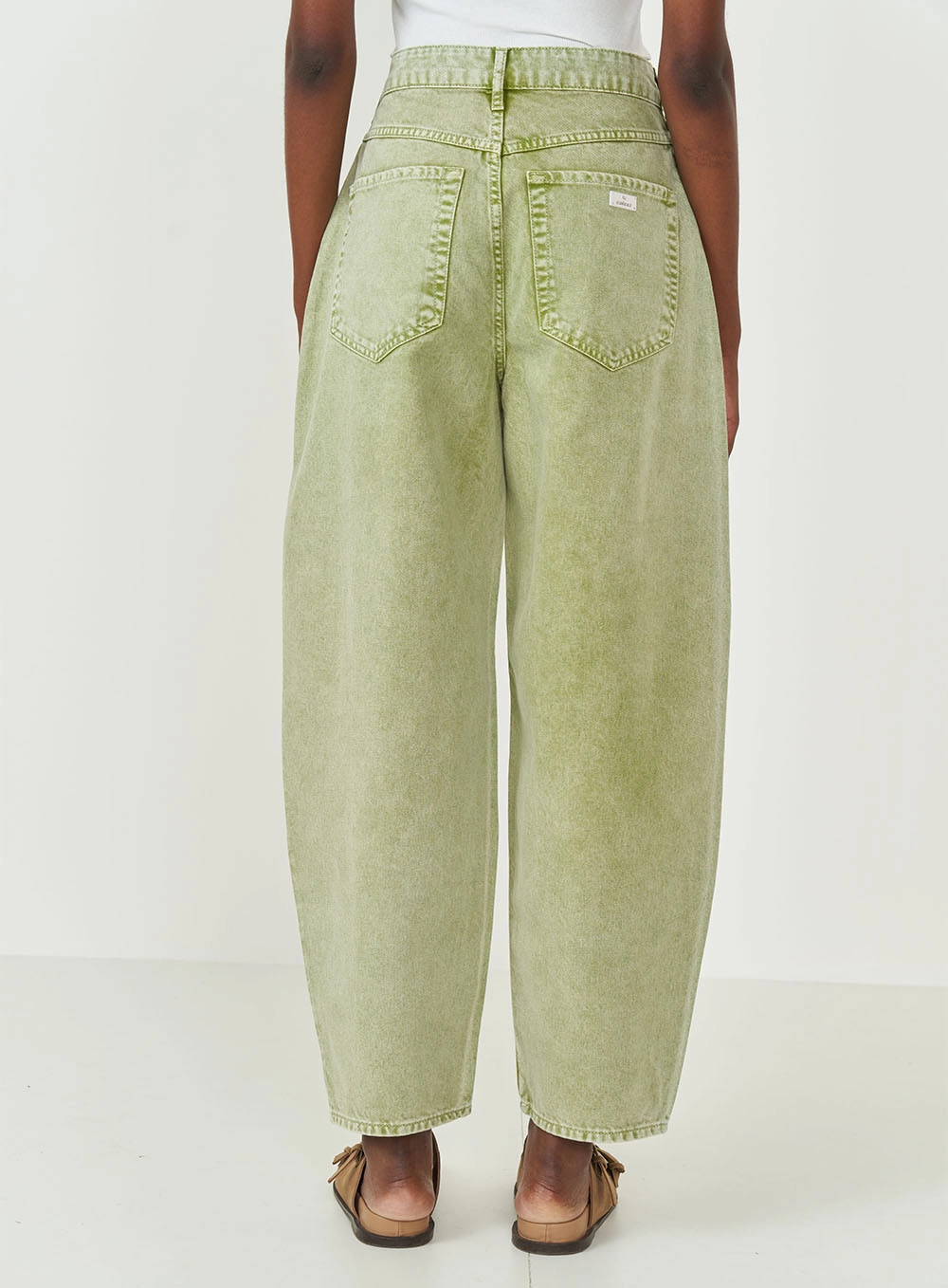 Calça Sarja Barril Joana Verde