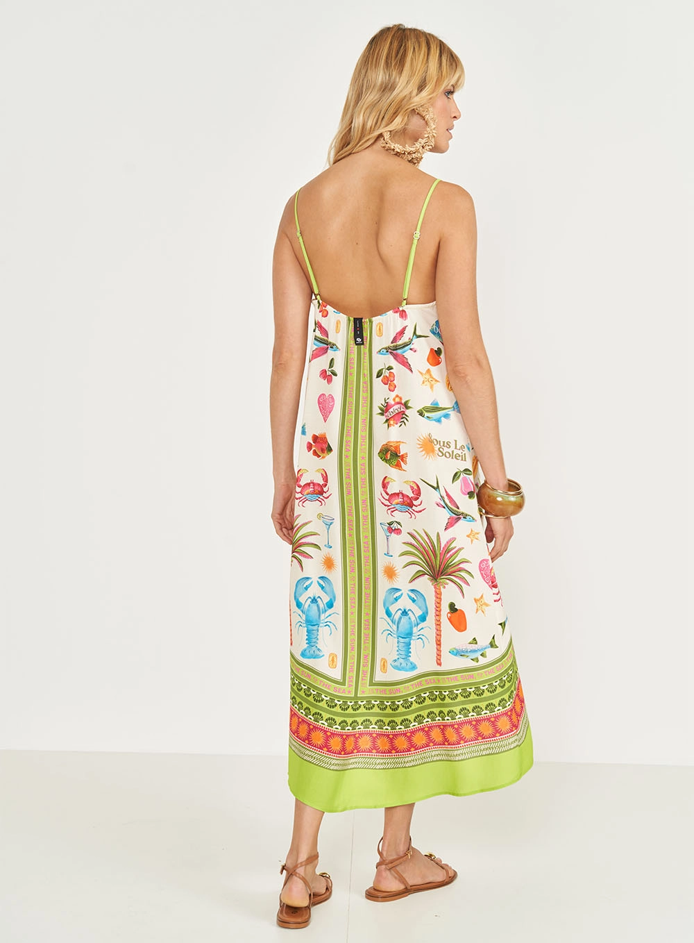 Vestido Amplo Estampado Estampados
