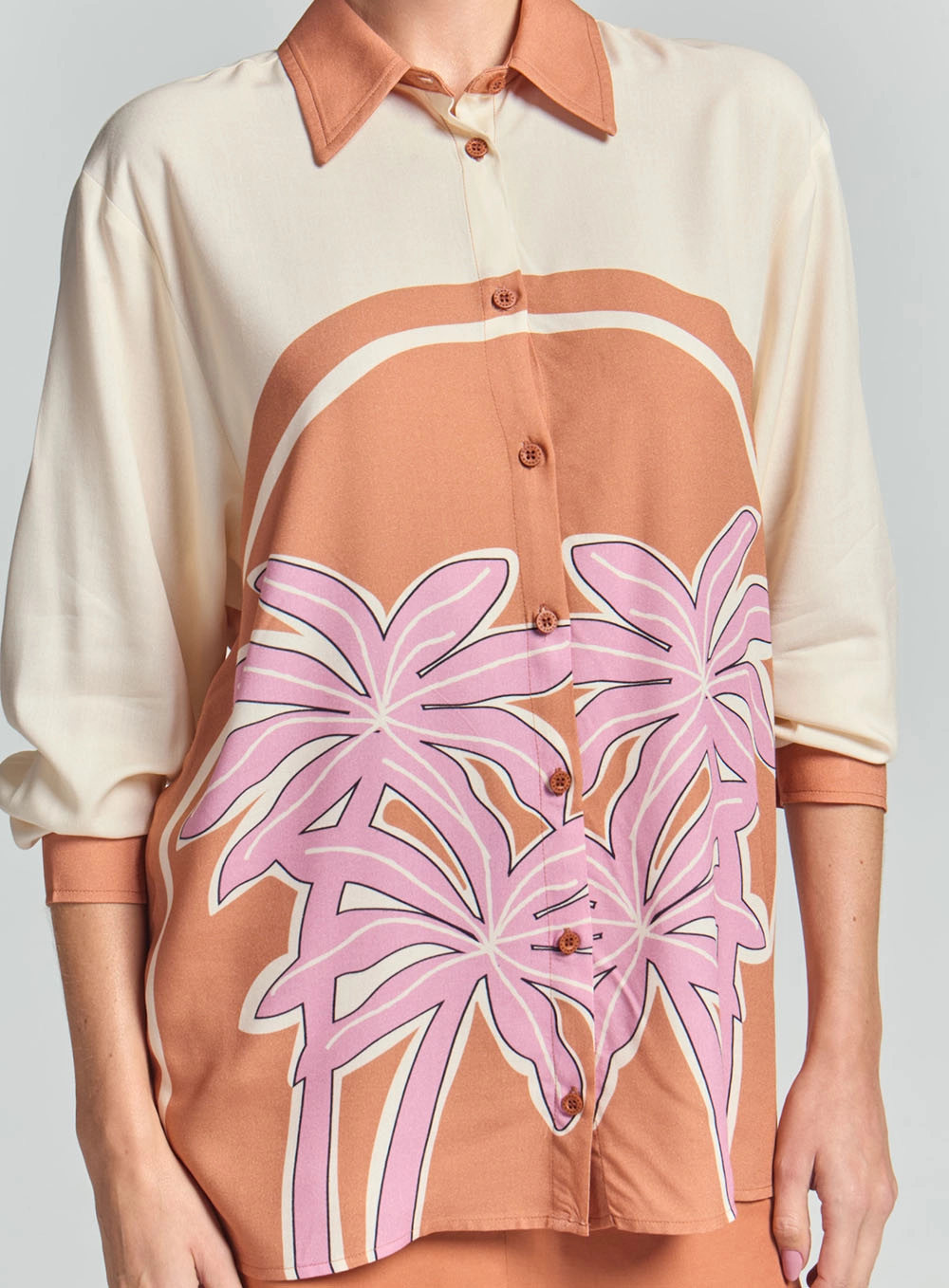 Camisa Feminina Comfort Estampada Manga Longa Estampados 3
