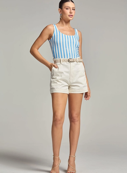 Regata Feminina Slim Estampada