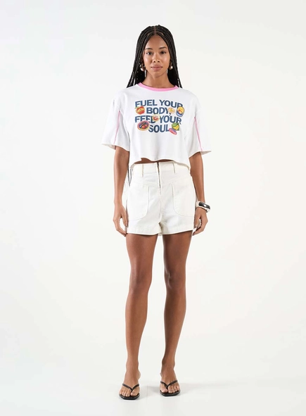 Camiseta Box Com Estampa