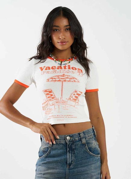 Camiseta Baby Look Estampada