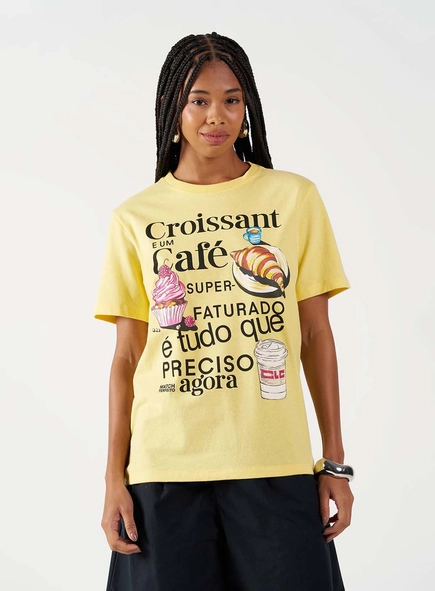 Camiseta Boy Básica Estampada
