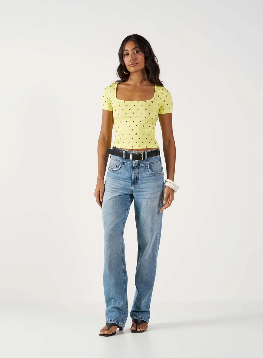 Blusa Small Estampada Decote Quadrado Estampados 2