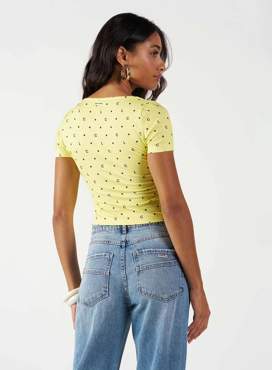 Blusa Small Estampada Decote Quadrado Estampados 3