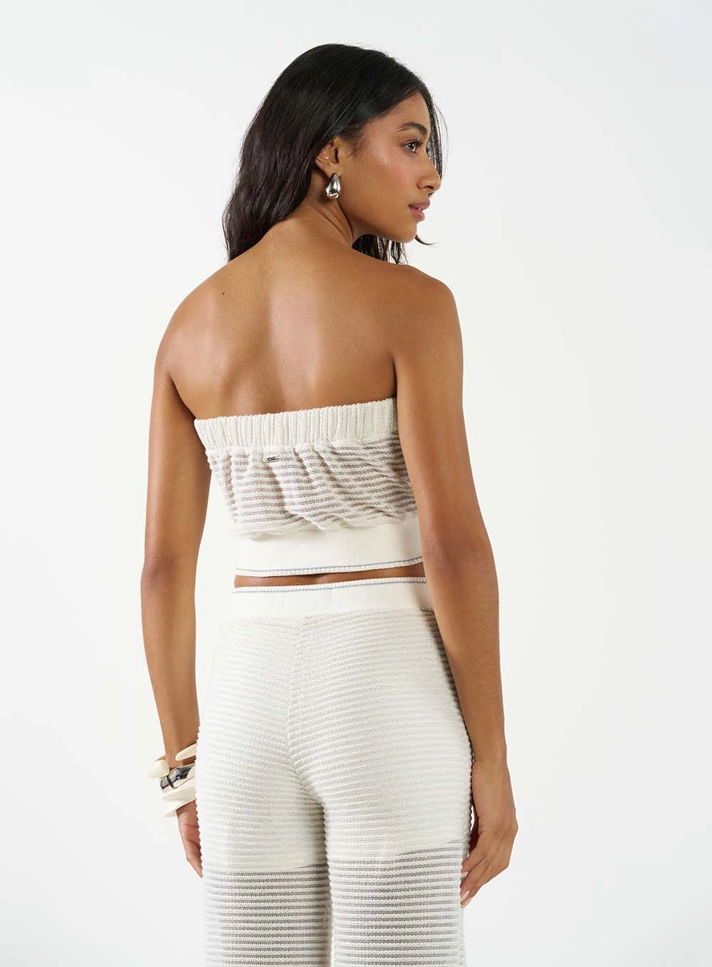 Blusa Comfort Metalizada Tomara Que Caia Off 3