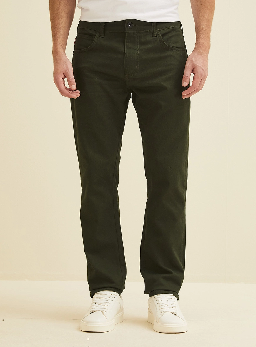 Calça Sarja Paul Slim Verde