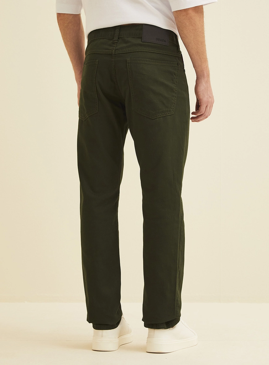 Calça Sarja Paul Slim Verde