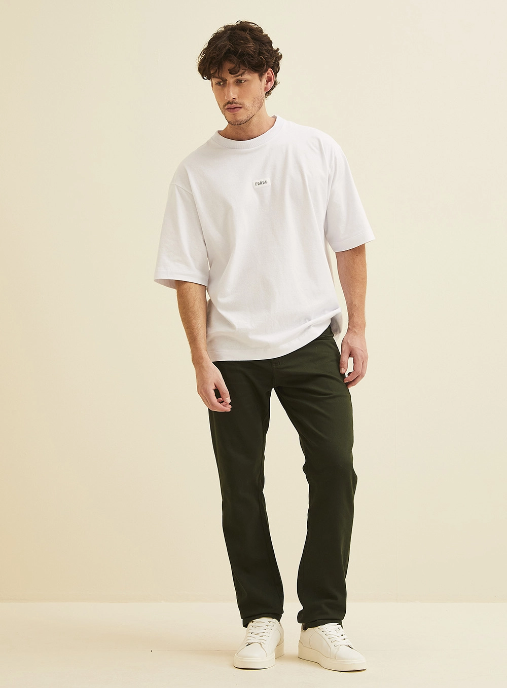 Calça Sarja Paul Slim Verde 1