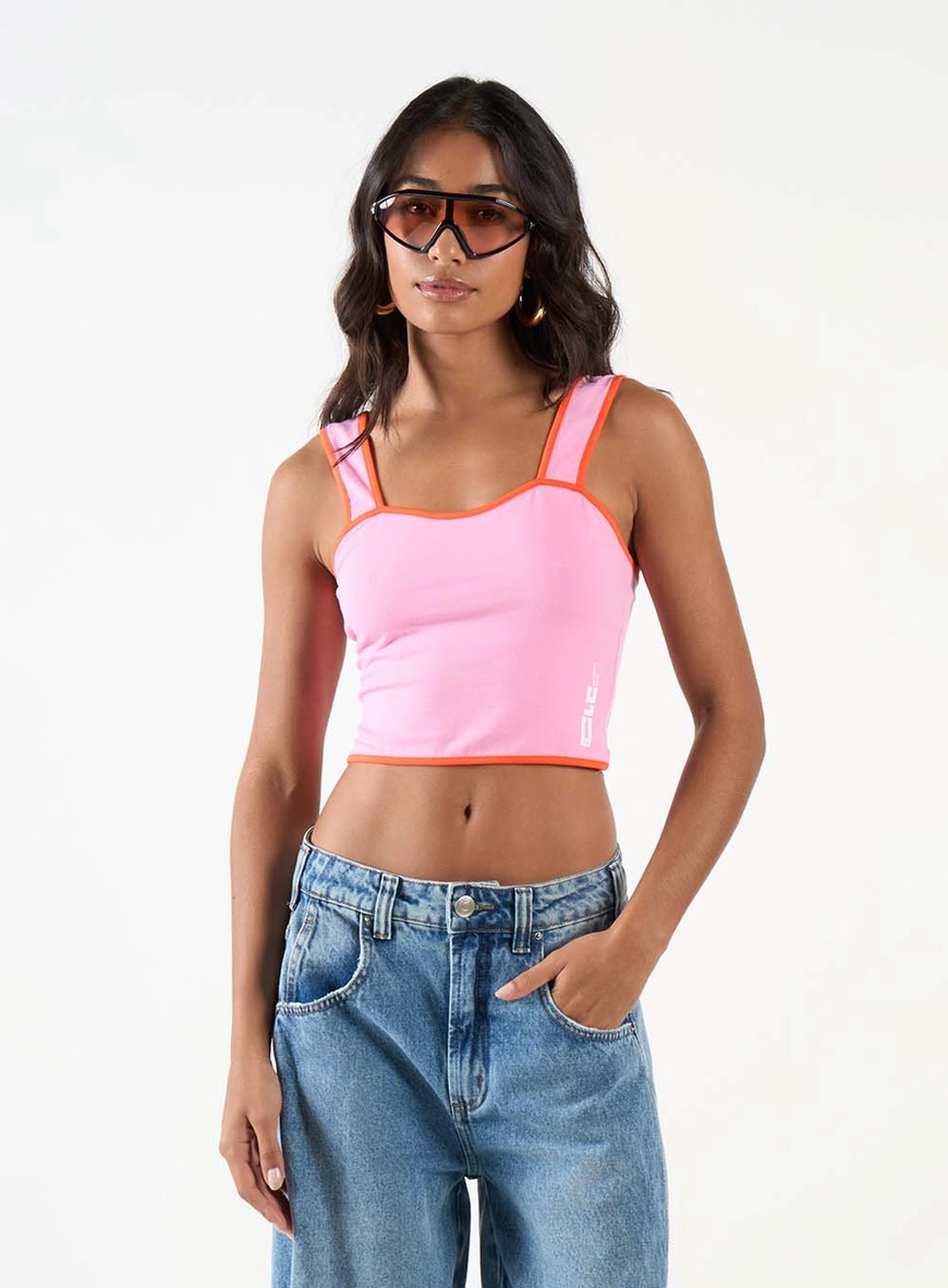 Blusa Small De Alças Largas Rosa 1