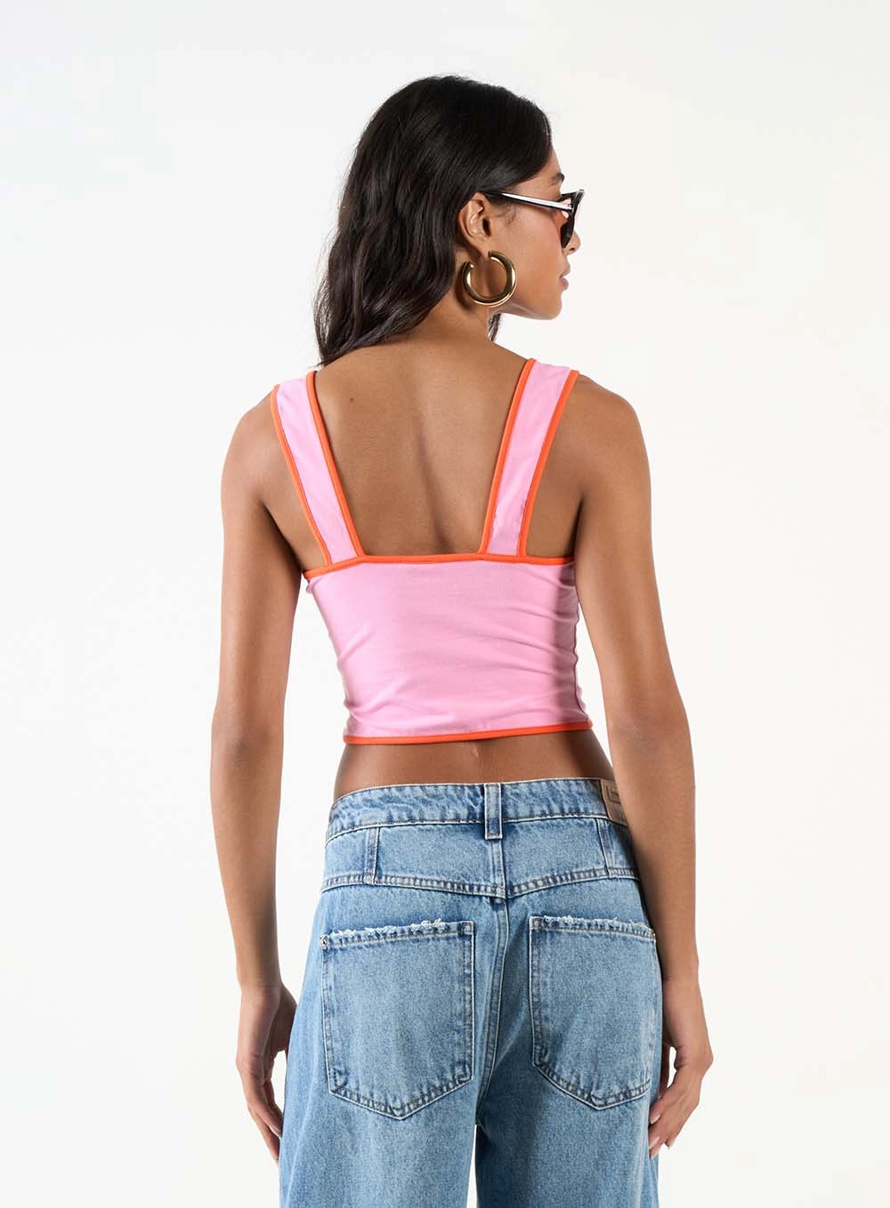 Blusa Small De Alças Largas Rosa 4