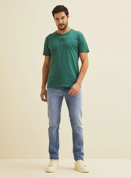 Camiseta New Slim Manga Curta