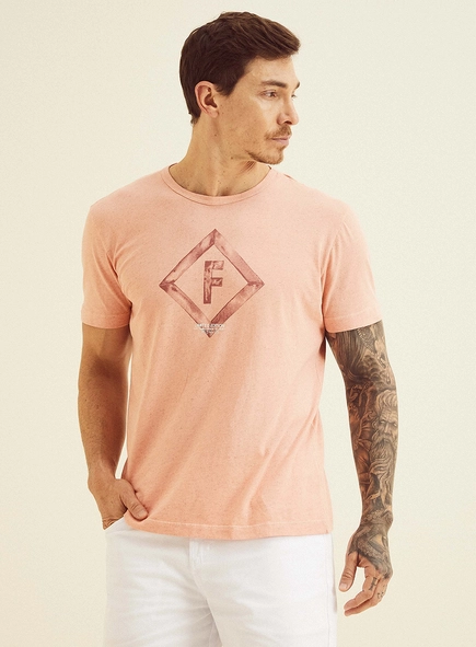 Camiseta Masculina Estampa Logo