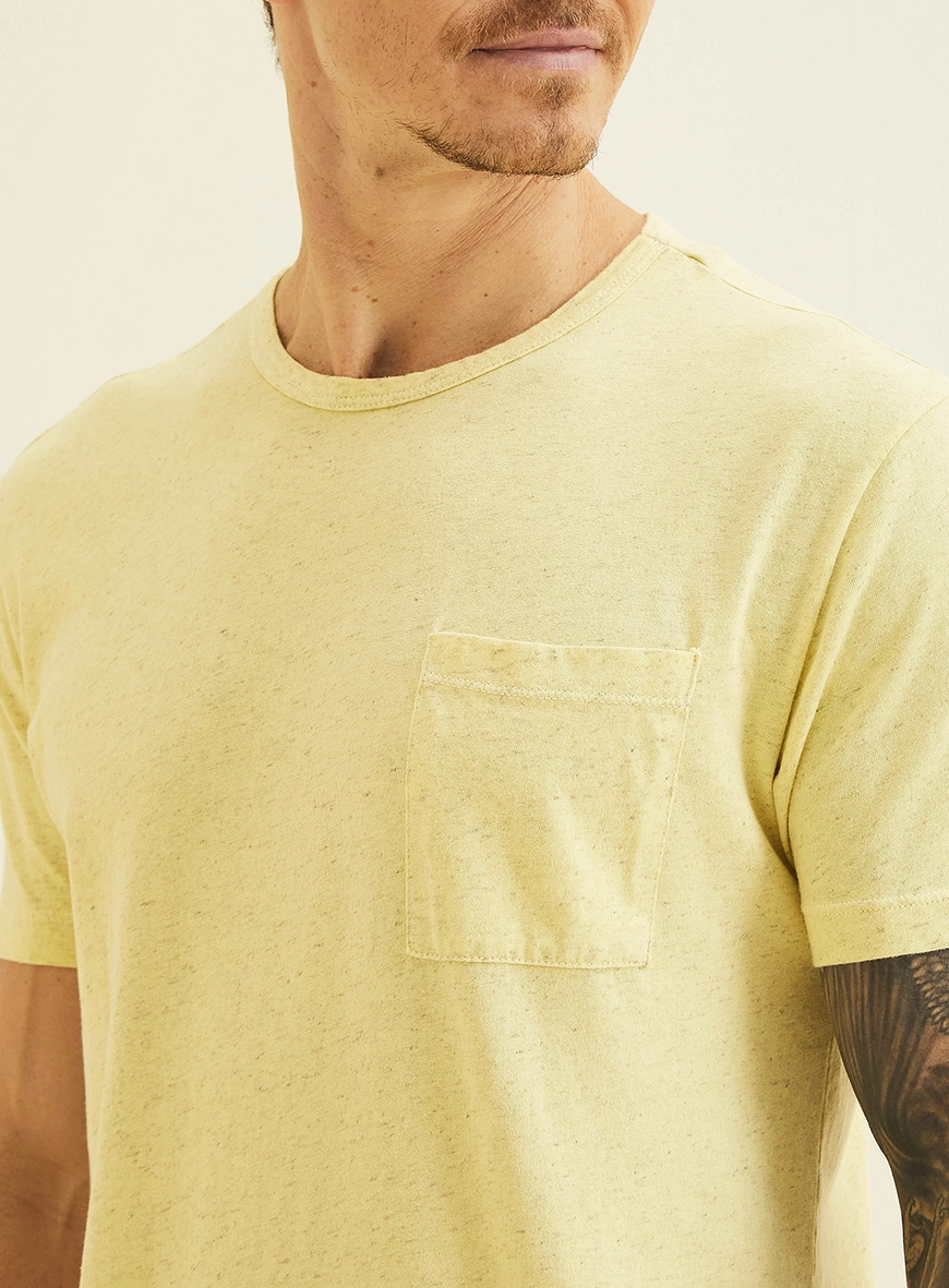 Camiseta Malha  Masculino Forum Bege