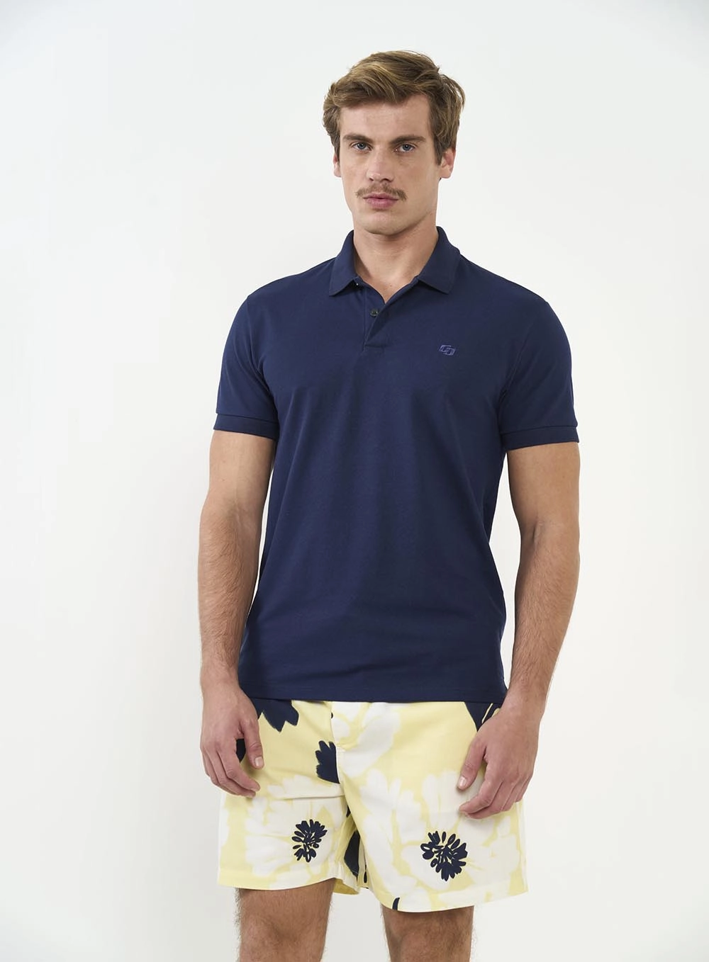 Conjunto Pack 2 Peças Polo + Camiseta Azul