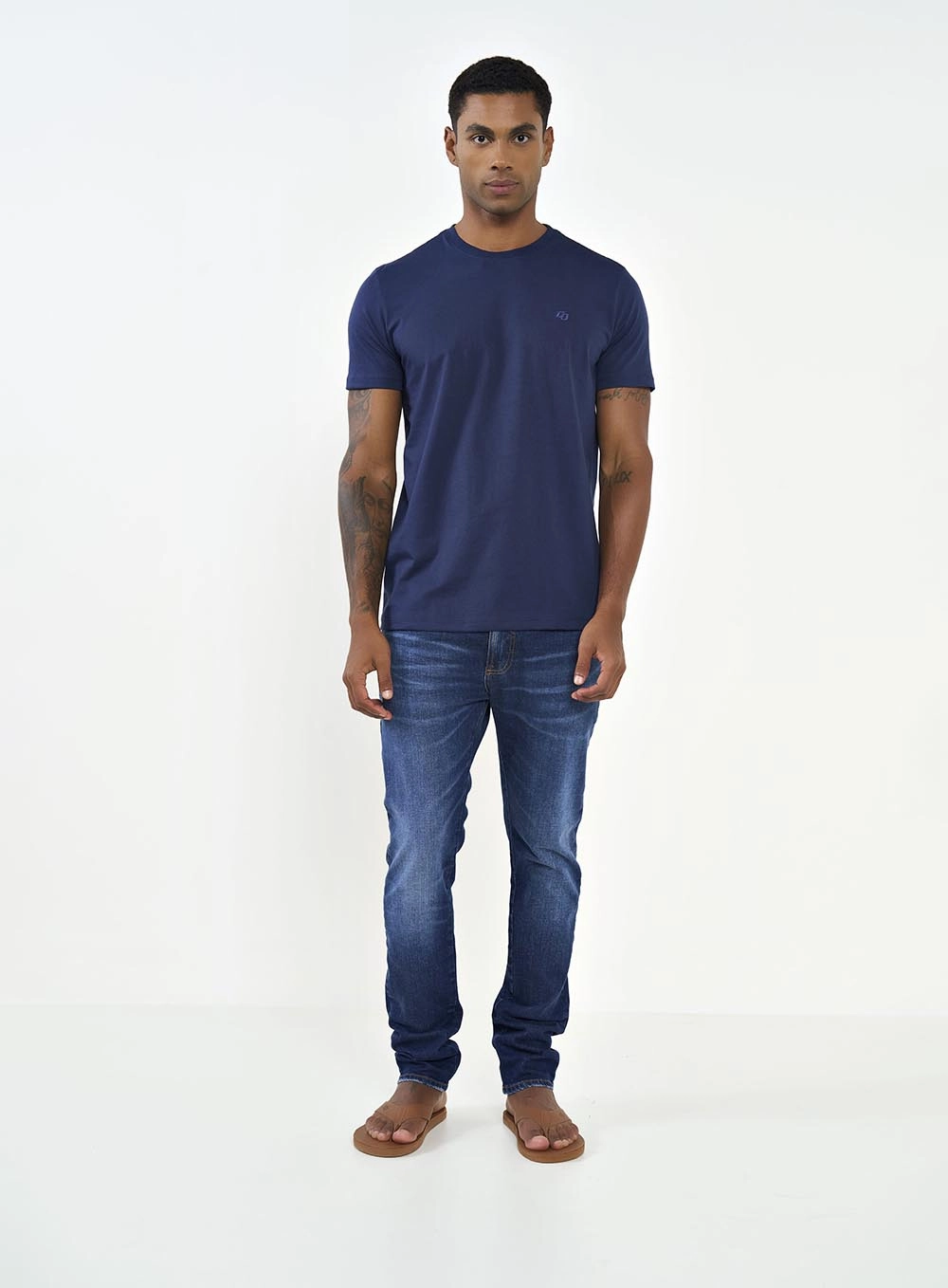 Conjunto Pack 2 Peças Polo + Camiseta Azul