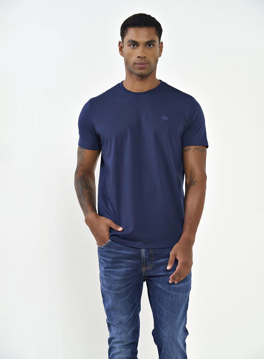 Conjunto Pack 2 Peças Polo + Camiseta Azul