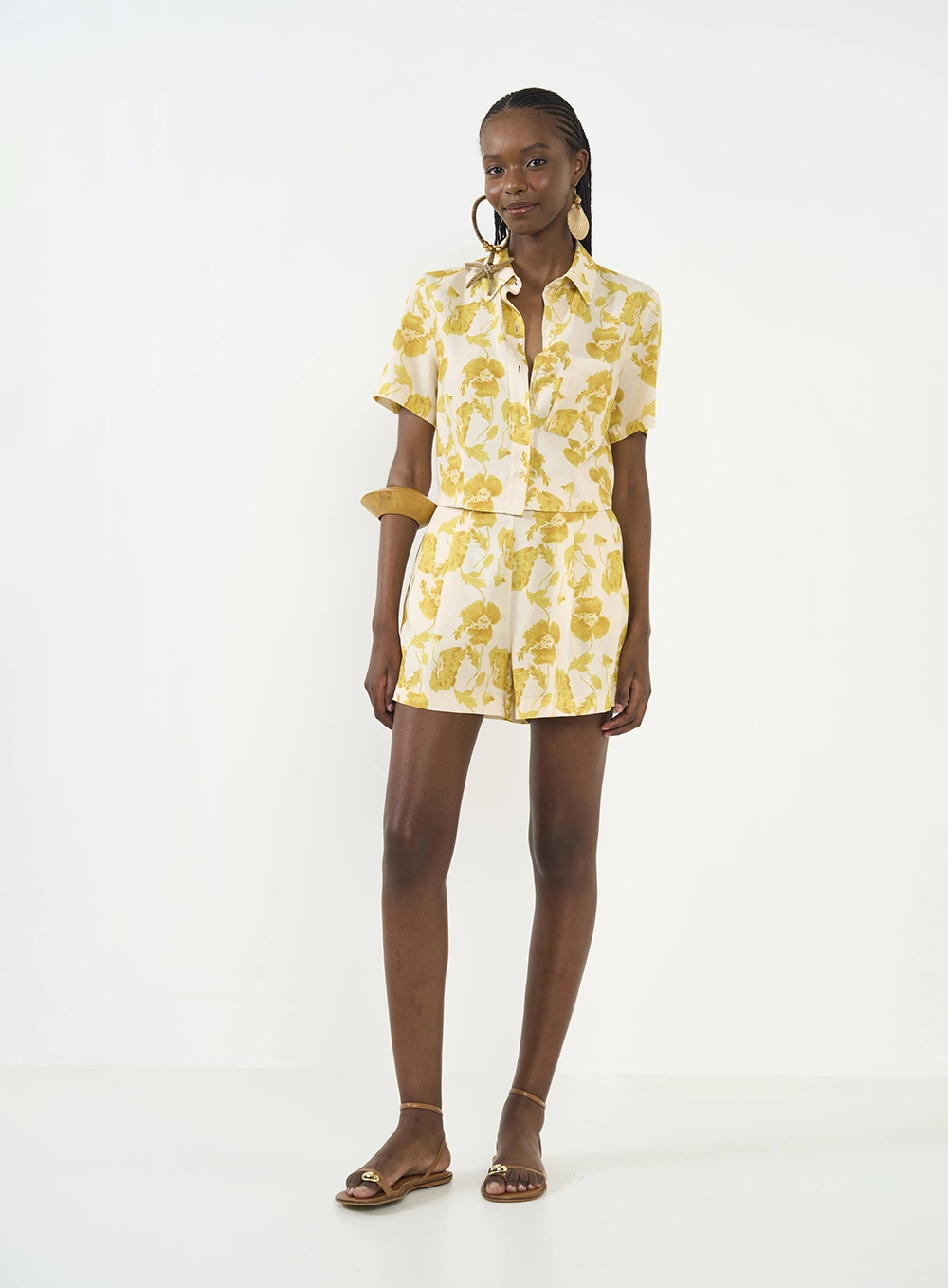 Short Alfaiataria Estampado Estampados