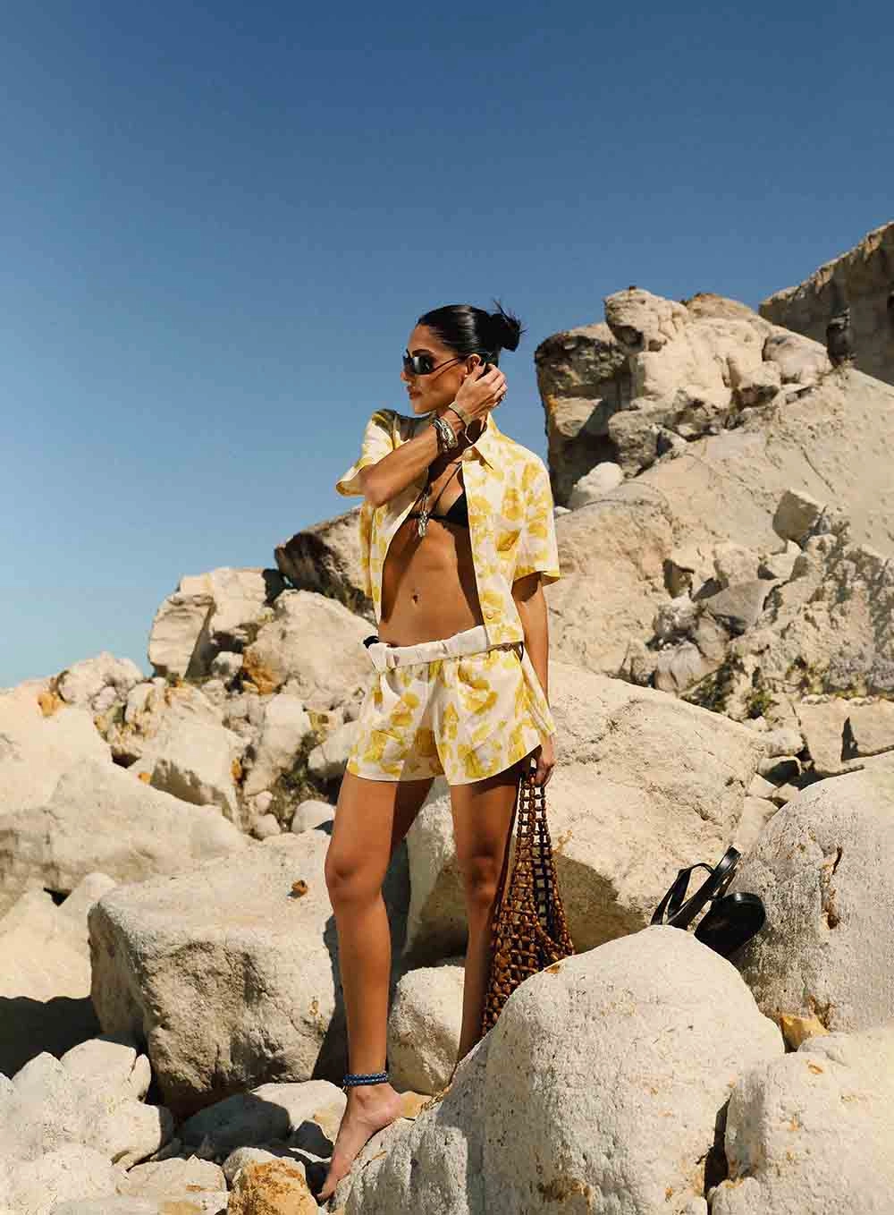 Short Alfaiataria Estampado Estampados