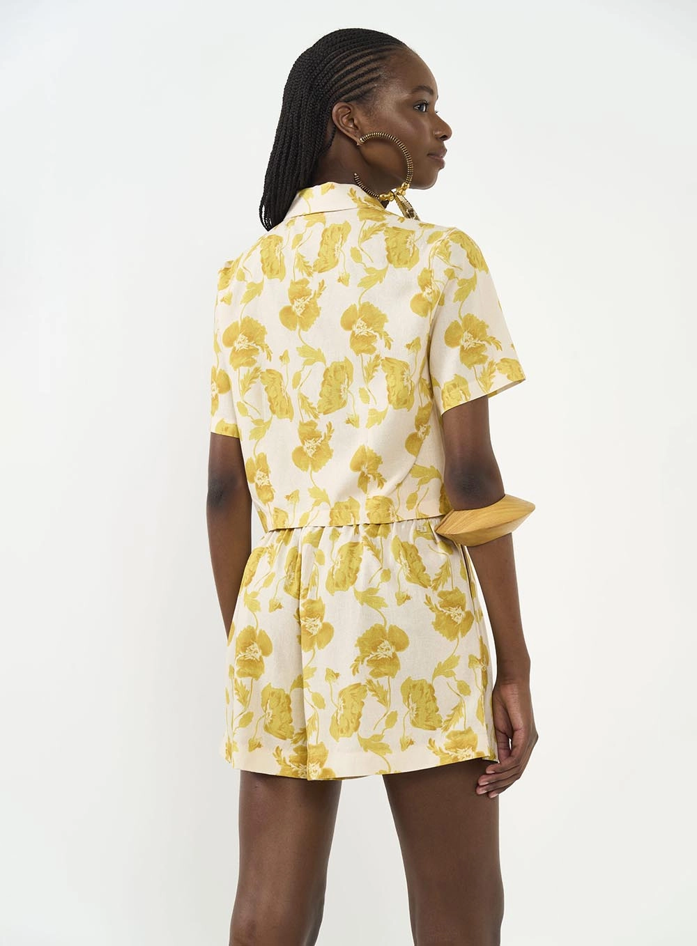 Camisa Estampada Manga Curta Feminina Estampados