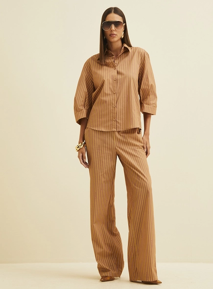 Camisa Feminina Estampada Ampla
