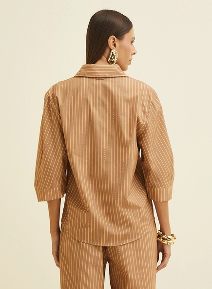 Camisa Feminina Estampada Ampla