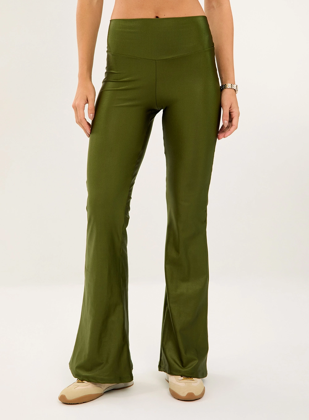Calca Malha Sport  Feminino Colcci Sport Verde