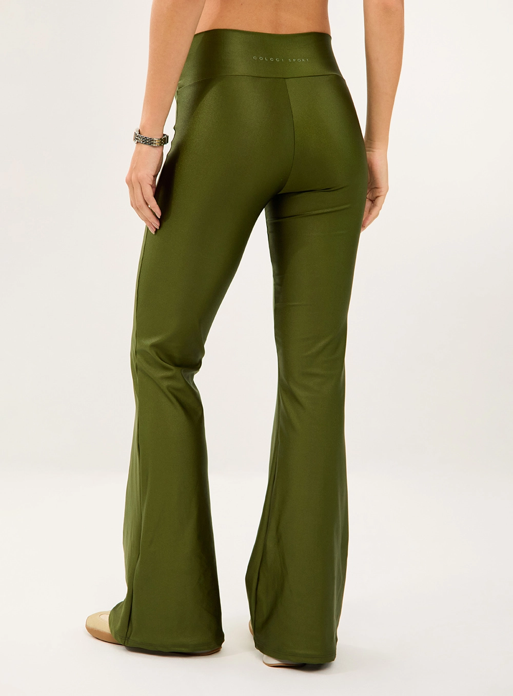 Calca Malha Sport  Feminino Colcci Sport Verde
