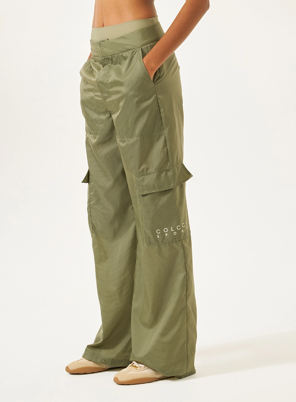Calca Nylon 1 Feminino Colcci Sport Verde