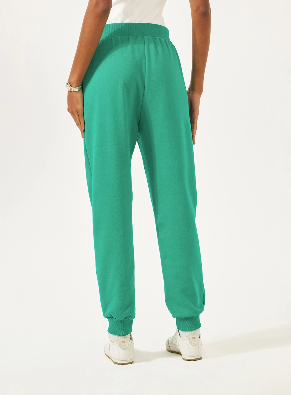 Calça Moletom Comfort Cós Elástico Verde