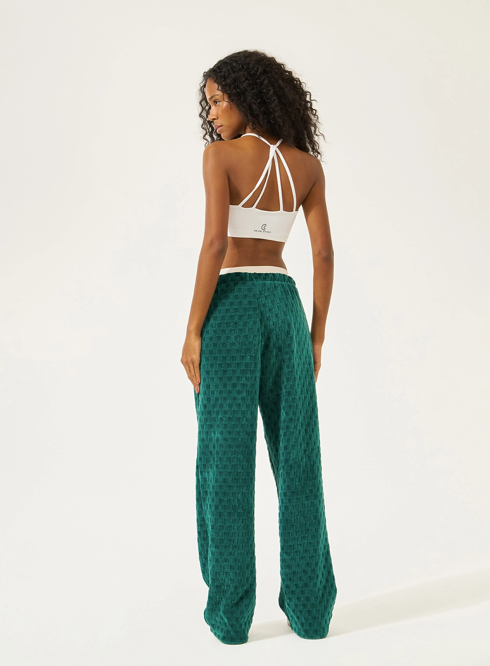 Calça Comfort Texturizada Verde